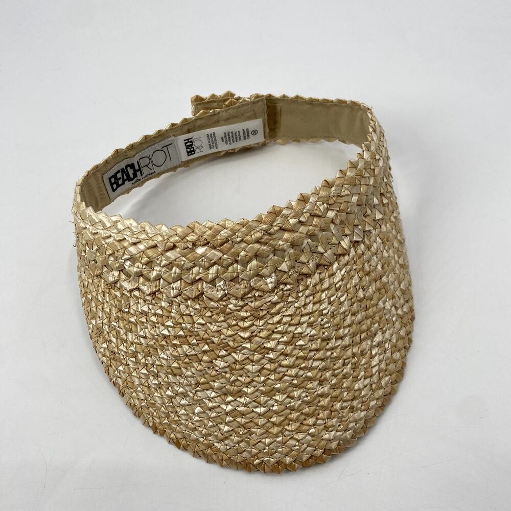 Beach Riot Straw Hat Visor - Picture 2 of 4
